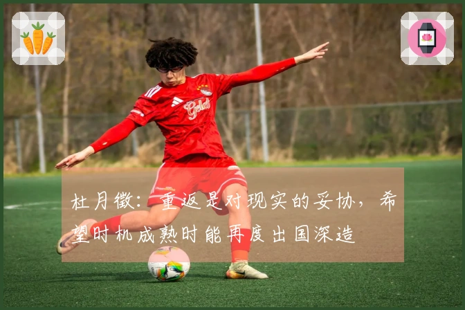 杜月徵：重返是对现实的妥协，希望时机成熟时能再度出国深造