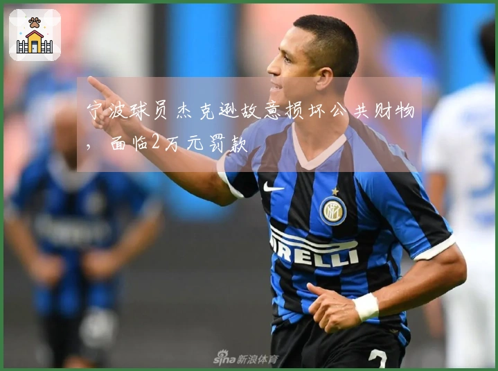 宁波球员杰克逊故意损坏公共财物，面临2万元罚款